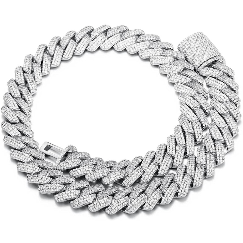 18k 30ct Link Necklace - Picture 3 of 13